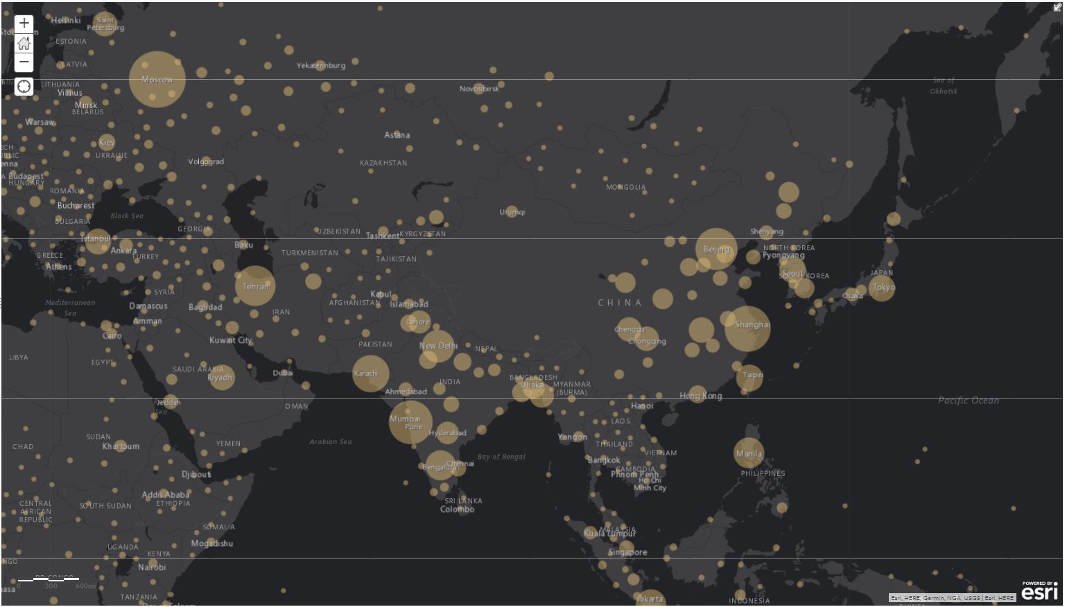 Clustering on a map Clustering on a map